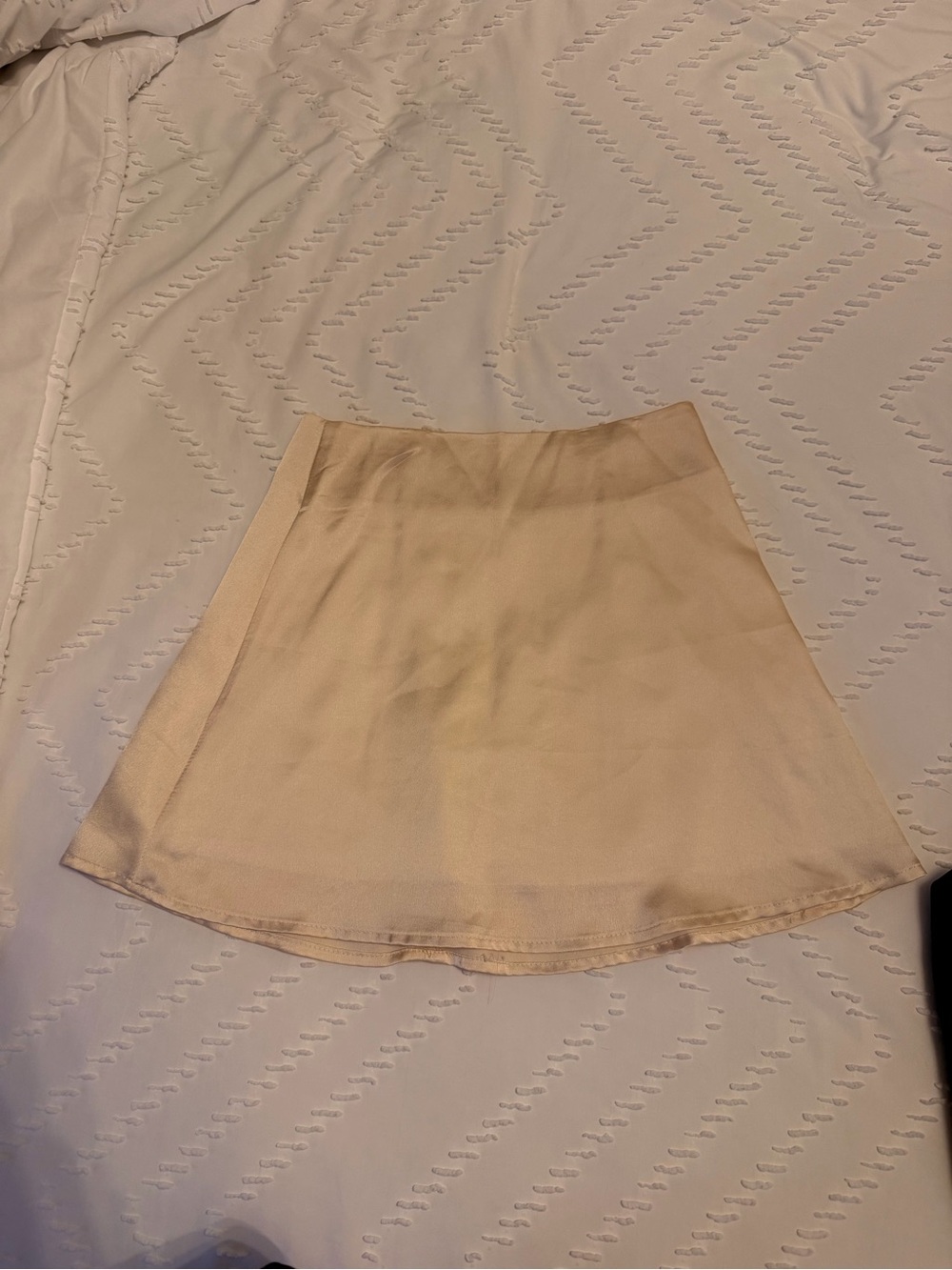 Women's Cream A-Line Skirt